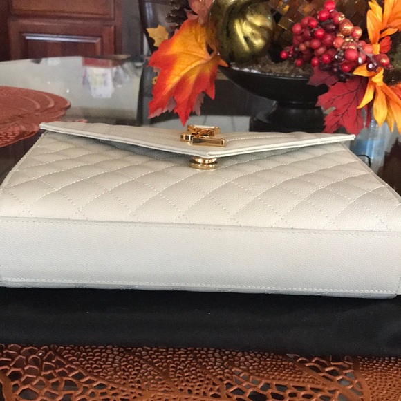 YSL medium envelope Blanc Vintage - Picture 6 of 7